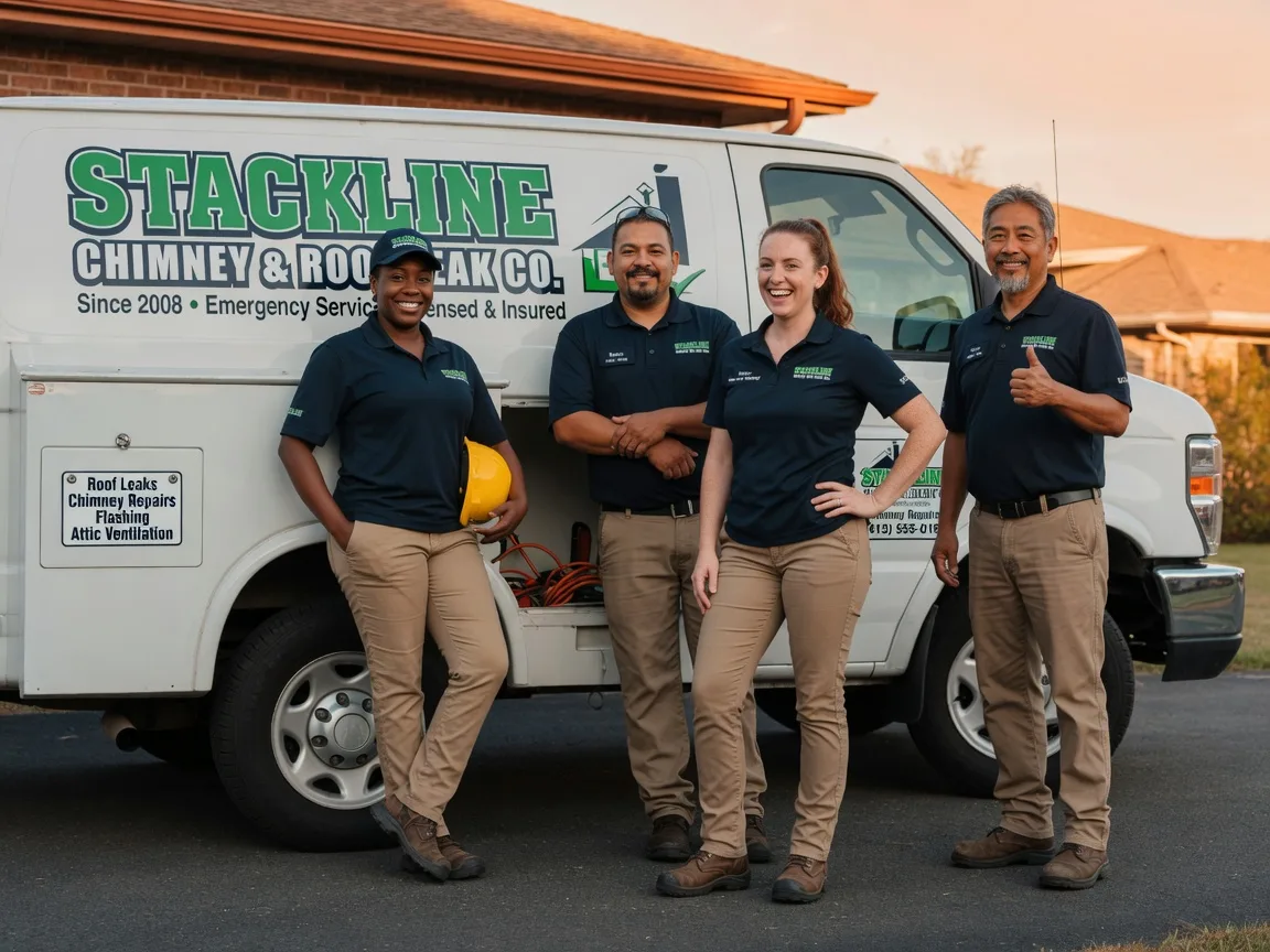 Chimney flashing repair company in Smyrna, NC